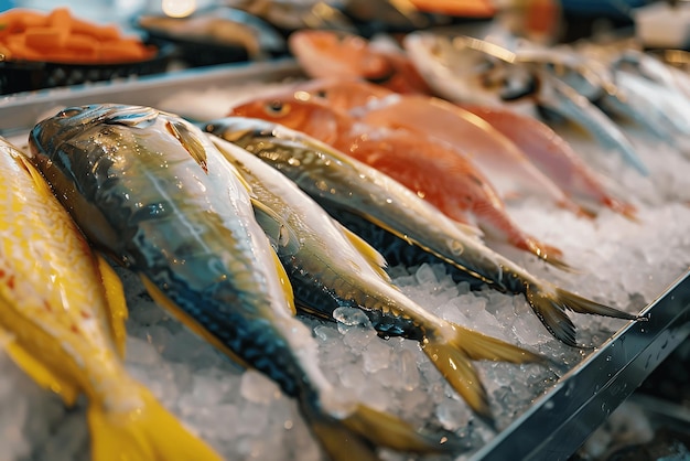 Raw Fish in the Market