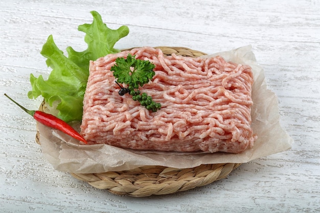 Raw minced meat