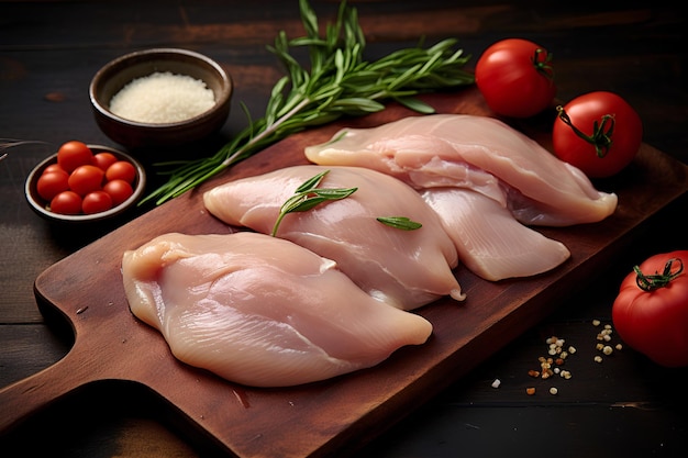 Raw Organic Chicken Breast