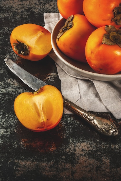 Raw ripe persimmon