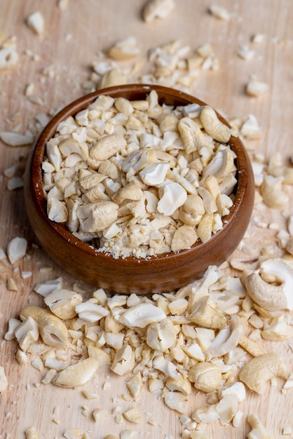 Ready to eat and peeled cashew nuts