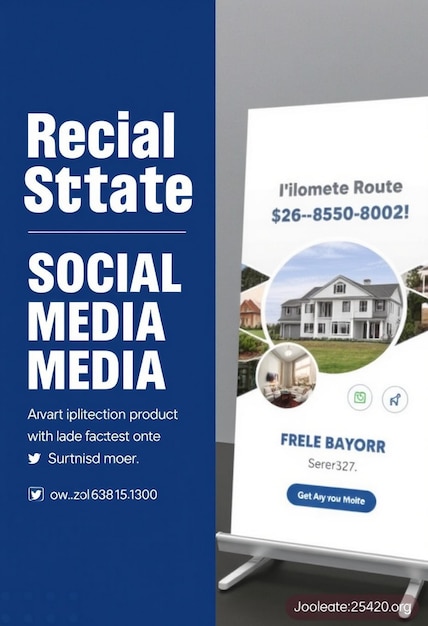 Photo real estate social media banner