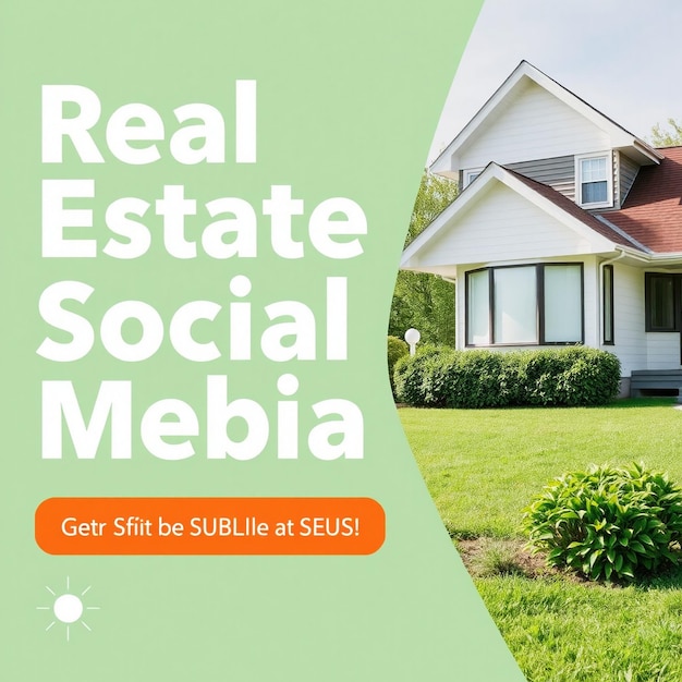 Photo real estate social media banner