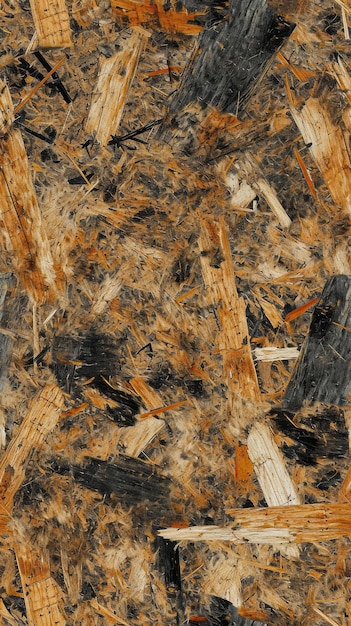 Real Seamless Texture OSB Oriented Strand Boards