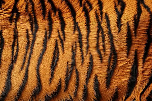 Photo real skin texture of tiger seamless pattern wildlife animals illustration generative ai