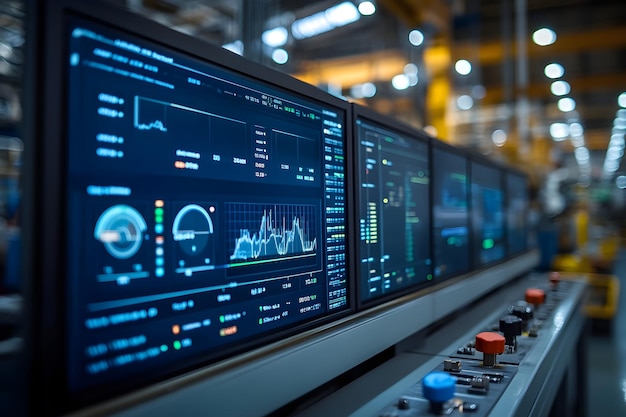 Photo real time digital dashboard for data driven control in manufacturing facility