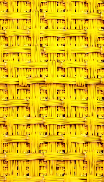 Photo real woven yellow fabric texture seamless pattern isolated with white highlights