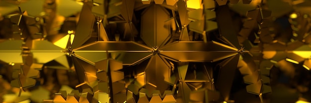 Realistic 3d abstract gold background