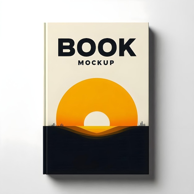 Realistic 3D Book Cover Mockup for Authors and Publishers