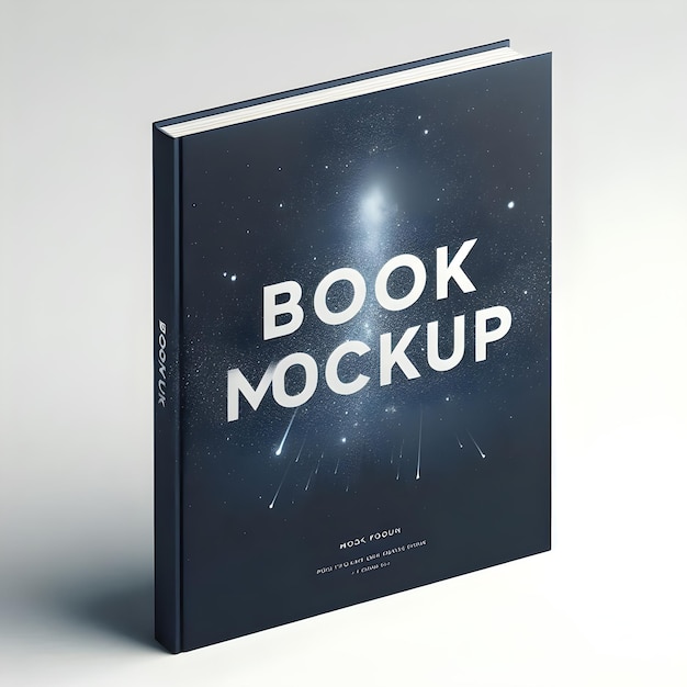 Realistic 3D Book Cover Mockup Template For Graphic Designers and Publishers