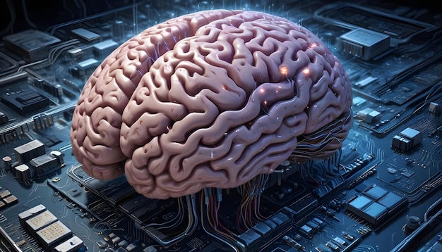 Realistic 3D Fusion of Brain and Computer Biological Computing Neuro Processors AI and AGI