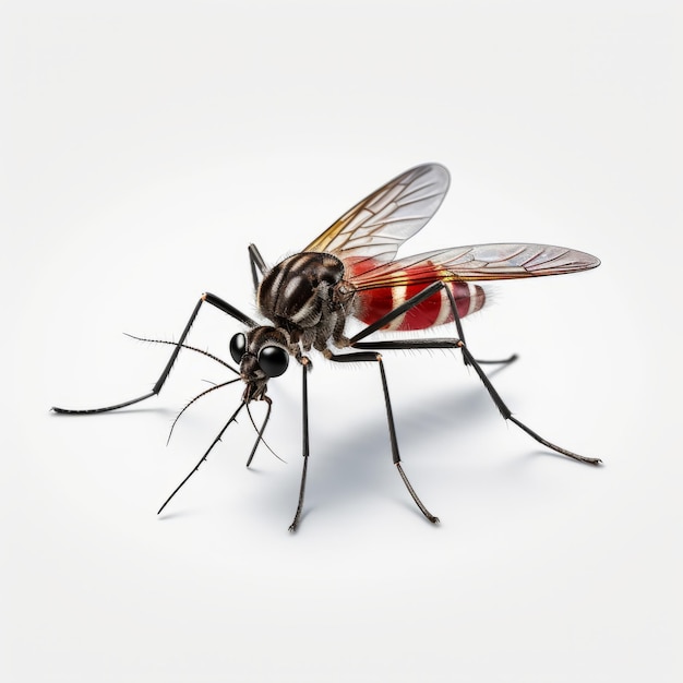 Realistic 3d Mosquito Illustration On Transparent Background