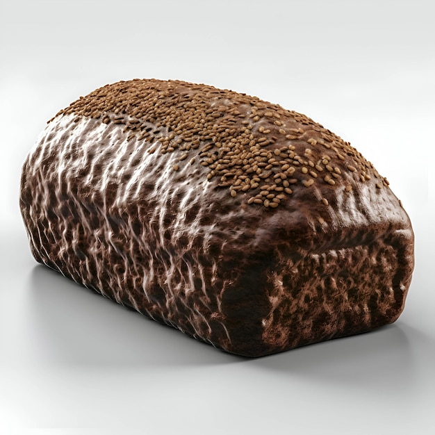 Realistic 3d render of sponge cake clipping path included