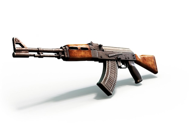 Photo realistic ak 47 png photo akm