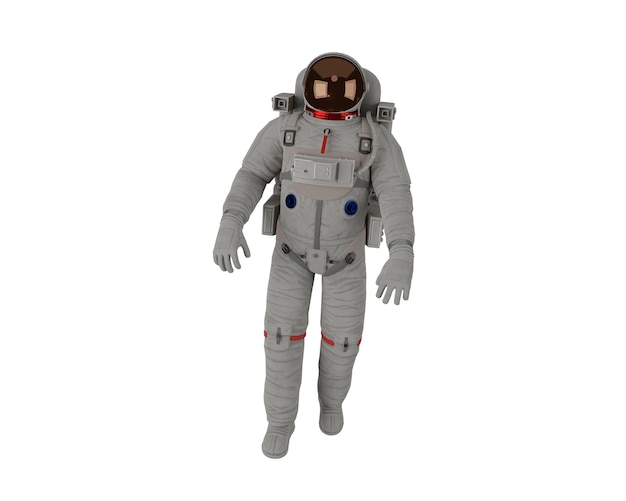 realistic astronaut 3d render. astronomy icon