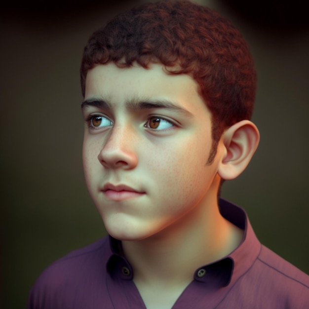 Realistic caricature human character