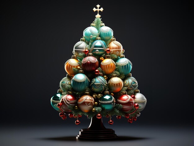 Photo realistic christmas tree