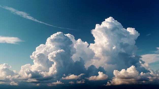 Photo realistic cloudscap collection of beautiful white clouds