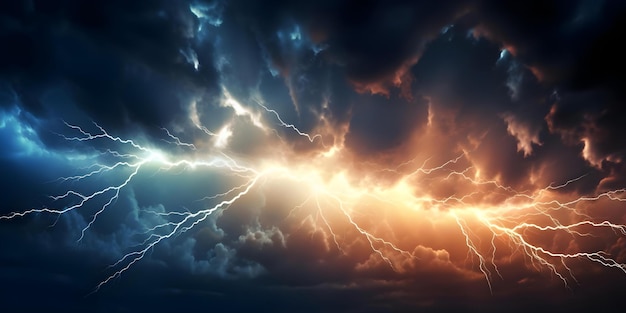 Realistic D Lightning Strike on Storm Cloud with Magical Energy Flash Concept Lightning Storm Magical Energy Dark Beauty