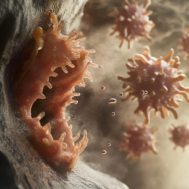 Realistic Diphtheria Visualization