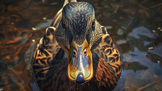 Realistic Duck Portrait