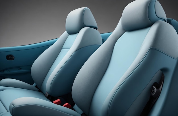 Photo realistic foam car seats background