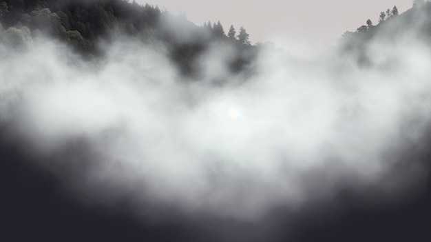 Photo realistic fog background