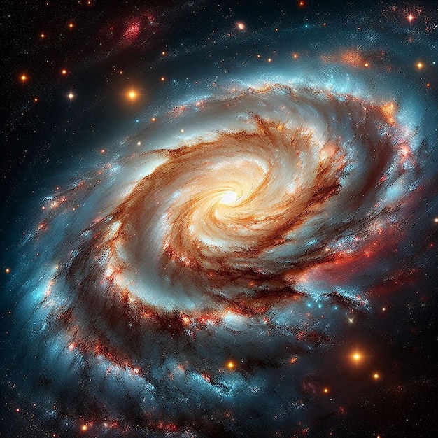 realistic galaxy background