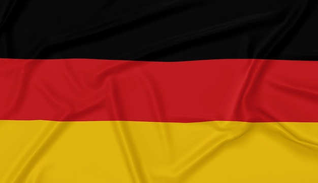 Realistic germany flag