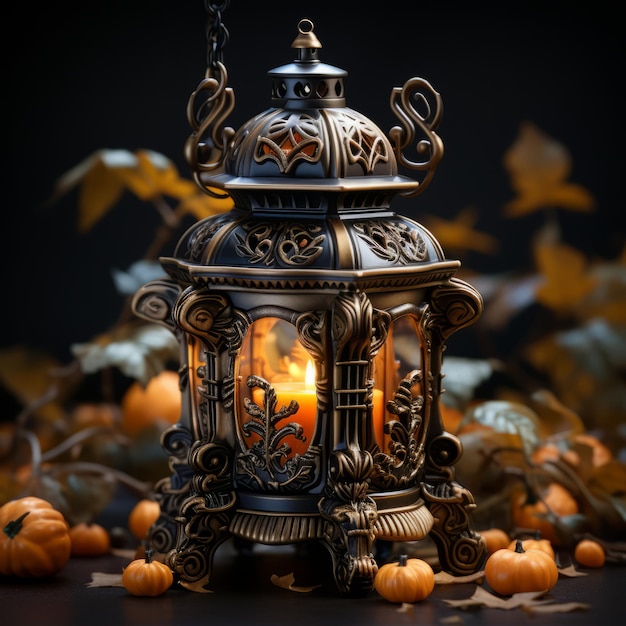 Realistic Halloween art design