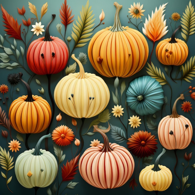 Realistic Halloween art design