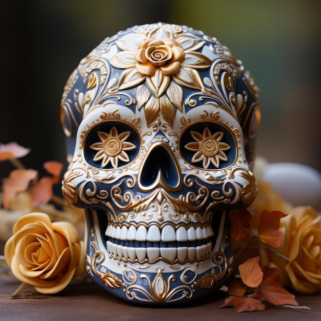 Realistic Halloween art design