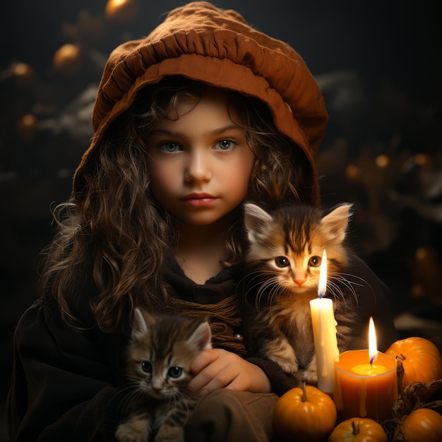 Realistic Halloween art design