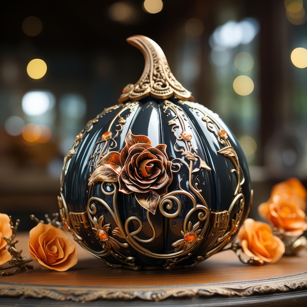 Realistic Halloween art design