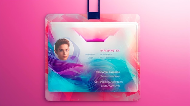 Photo realistic id card and stationery concept design