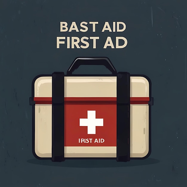 Realistic illustration of First Aid Day ai generative