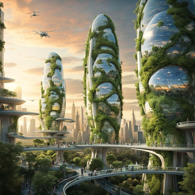 realistic illustration of future earth