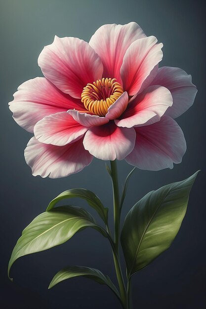 Photo realistic looking flower