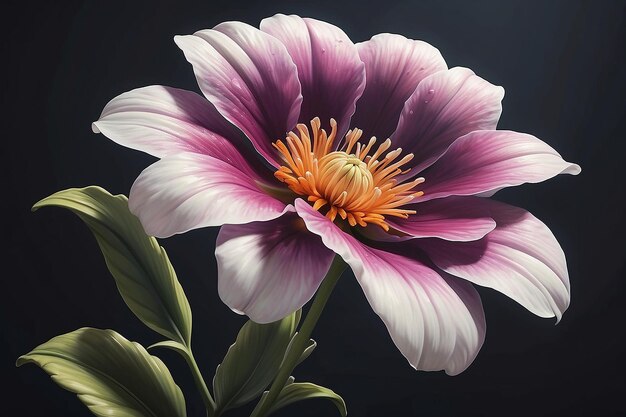 Photo realistic looking flower