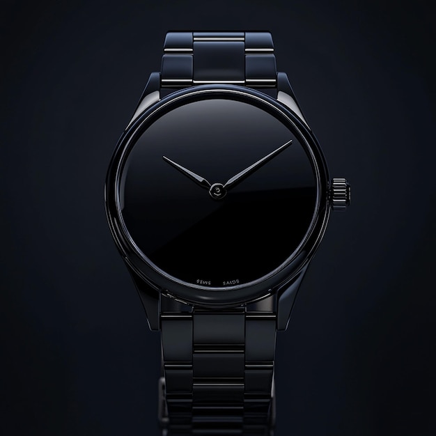 Realistic Luxury Minimalist Elegant Modern Smartwatch Mockup with Customizable Design and Isolated Background