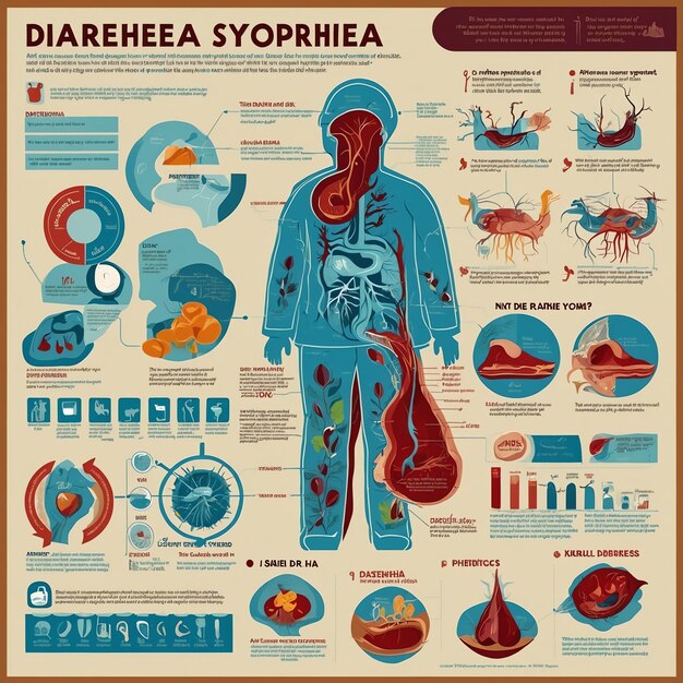 Photo realistic pictures of diarrhea for clinical training