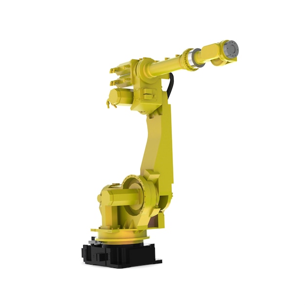 Realistic rendering of an industrial robot arm