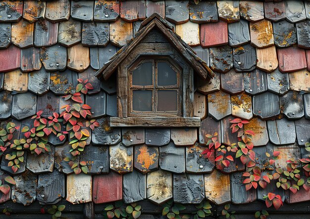 Realistic Roof Shingle Texture Intricate Design