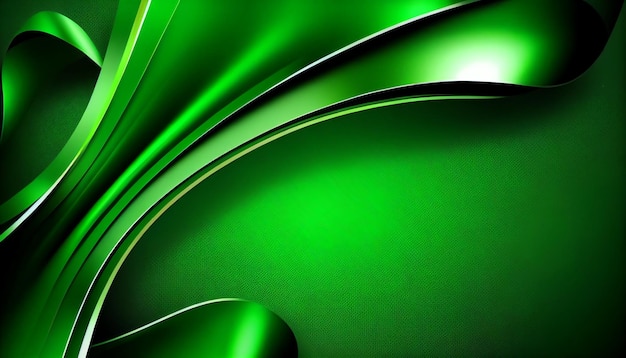 Realistic st patrick's day four petal green clover leaves background Generative AI