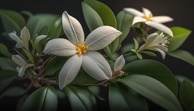 Realistic Star Jasmine Using Generative AI