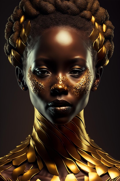 Realistic themed photos of africans persons, fictitious made by AI.