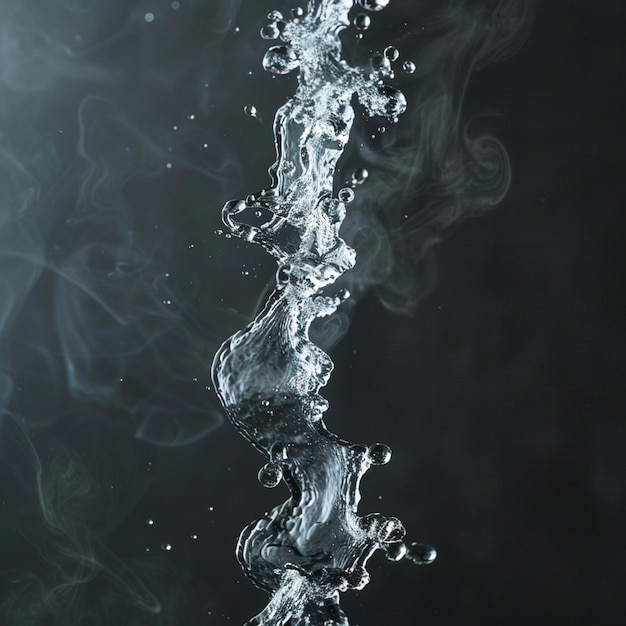 Photo realistic water splash background