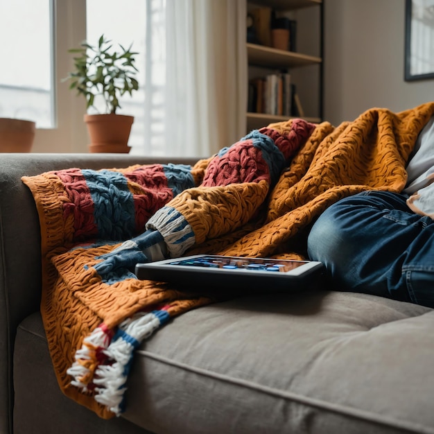 Photo reallife depictions of a sedentary lifestyle