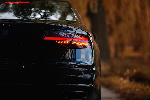 Rear lights on the modern car