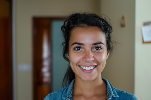 A receptionist in a small hotel